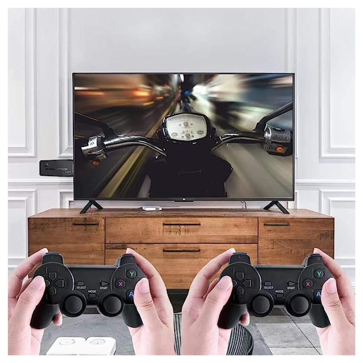 Consola de juegos clásicos amplificada