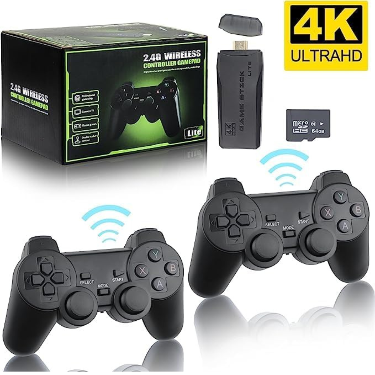 Consola de juegos clásicos amplificada